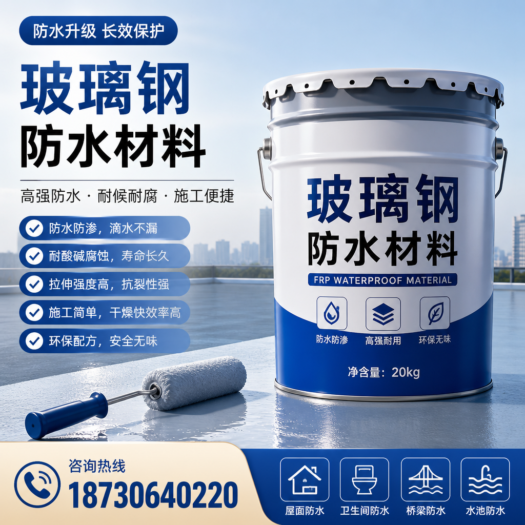 专家解析:玻璃钢防水材料的市场前景分析在 苏州