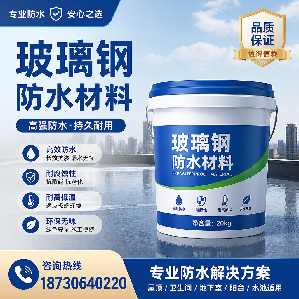 了解玻璃钢防水材料的市场趋势,苏州 企业不可不知